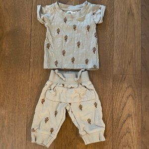 Little James (by Kristin Cavallari) Outfit - Cactus (0-3 Months)